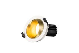 DM202446  Bonia 12 Tridonic Powered 12W 4000K 1200lm 36° CRI>90 LED Engine White/Gold Fixed Recessed Spotlight, IP20